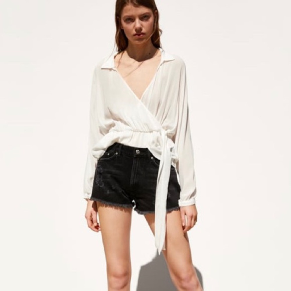 Zara Semi Sheer top